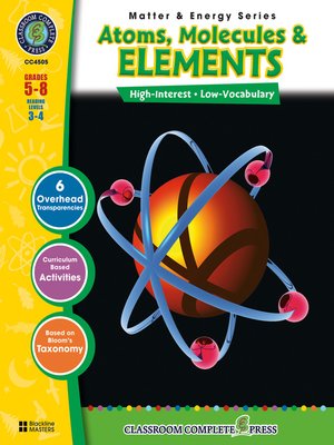 cover image of Atoms, Molecules & Elements
